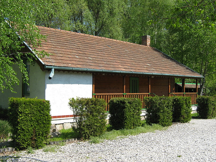 jachthuis, Cottage, gebouw, oude, oud huis, het platform, dorp