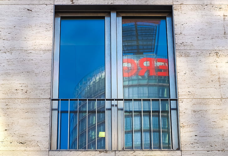 window, mirroring, architecture, facade, glass, building, reflection