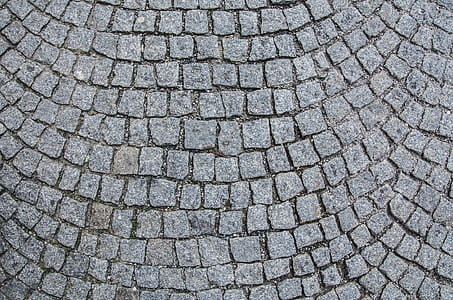 cobblestones, patch, road, background, paving stones, grey, architecture