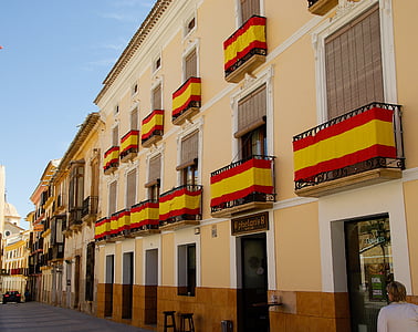 Spanyolország, Lorca, keskeny sávban, építészet, Andalúzia