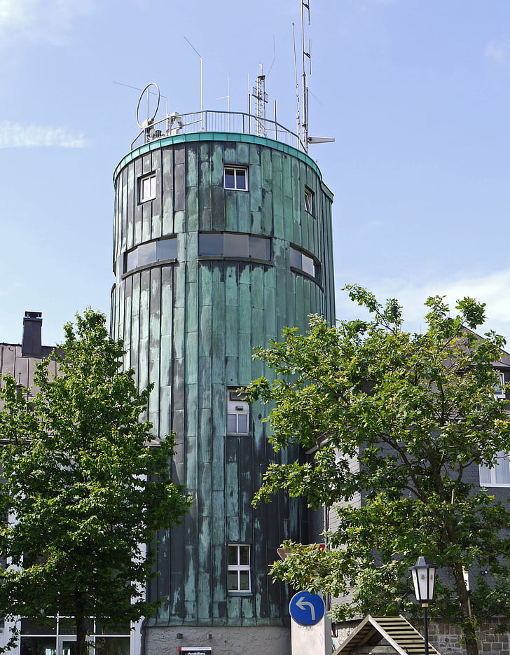 Hochsauerland, Kahler asten, Torre de Asten, Marco, serviço meteorológico alemão, Estação meteorológica, Westfalen