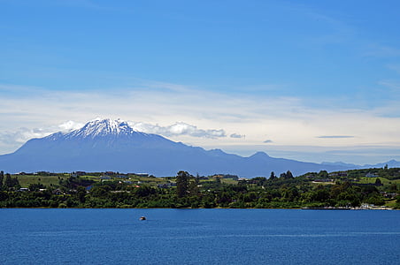 calbuco vulkan, Puerto varas, Čile