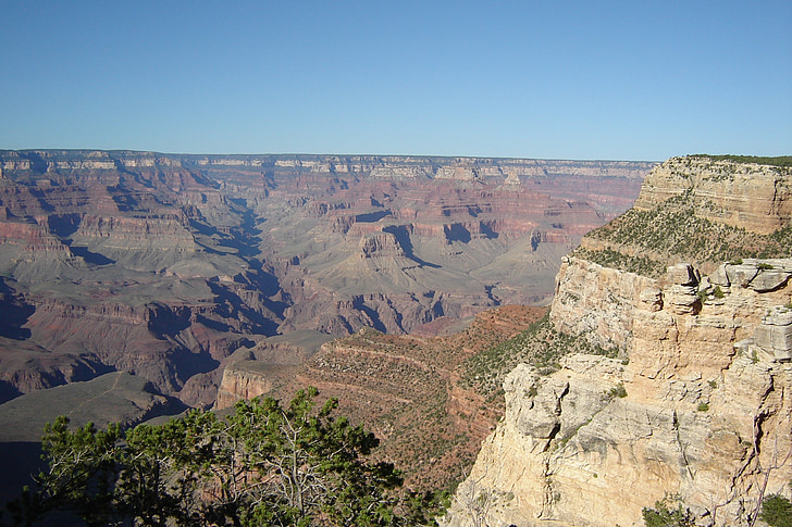 grand, Canyon, Sud, jante, paysage, Parc national du grand canyon, grand canyon