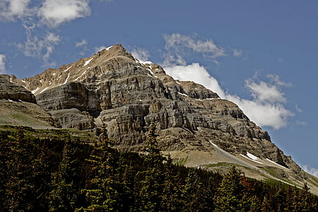 montanha, Canadá, canadense, paisagem, natureza, cênica, rochoso