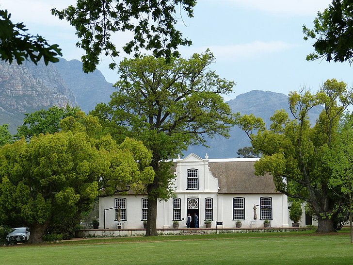 Sydafrika, Kapstaden, bergen, landskap, Winery, vinmakare, Stellenbosch