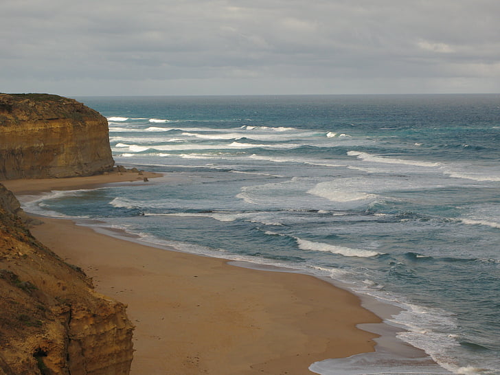 Australia, linia brzegowa, Ocean, morze, Wybrzeże, krajobraz, sceniczny