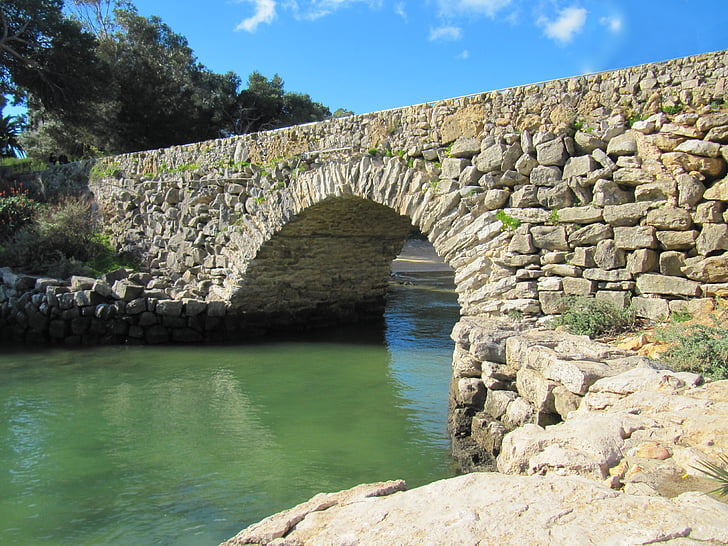 Cascais portugal, ponte, ponte de pedra, transição