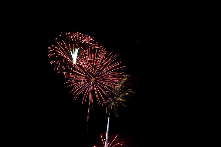 fireworks, independence, pyrotechnics, light, holiday, july, celebration
