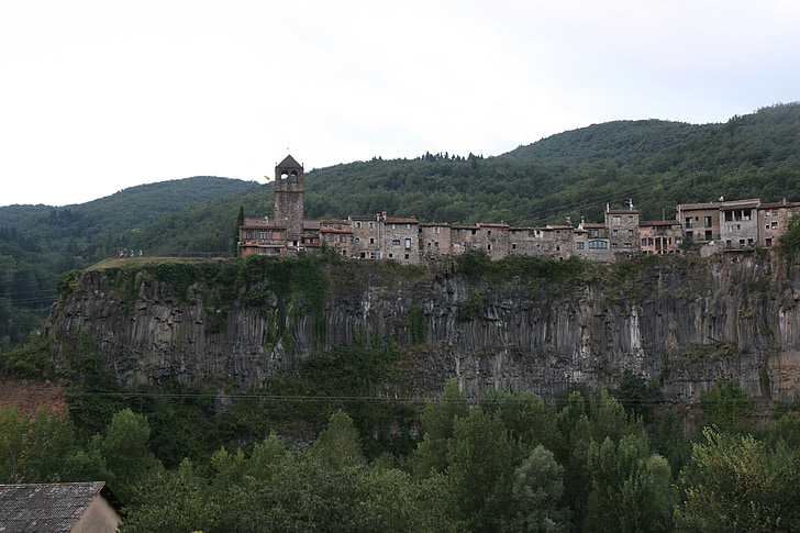 làng, Rock, vùng nông thôn, đẹp như tranh vẽ, núi, Catalonia