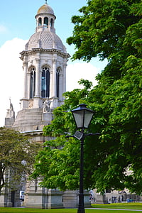Universitas, arsitektur, bangunan, perguruan tinggi, kampus, Landmark, Dublin