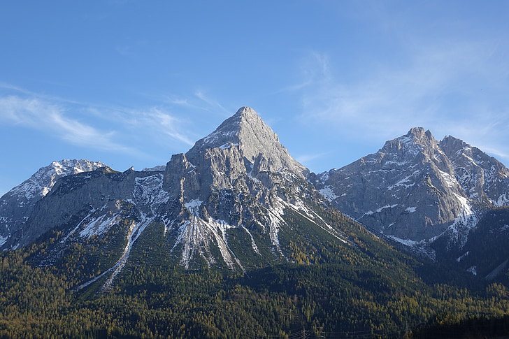 Alpine, panorama, paisaje de montaña, naturaleza, Austria