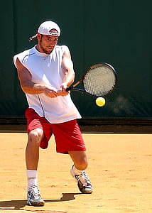 tenis, jucător de tenis, racheta de tenis, minge de tenis, joc, atlet, meci