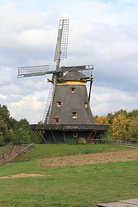 Windmühle, alt, Mühle, Gebäude, Flügel, historisch, Wahrzeichen