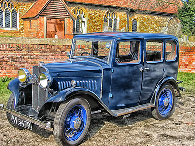 triumf, 1932, auto, automobil, HDR, vozidlo, motorové vozidlo