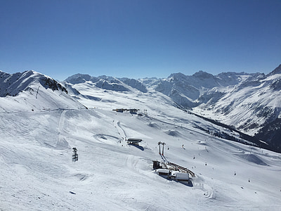 neu, Suïssa, l'hivern, alps suïssos, muntanyes, natura, paisatge