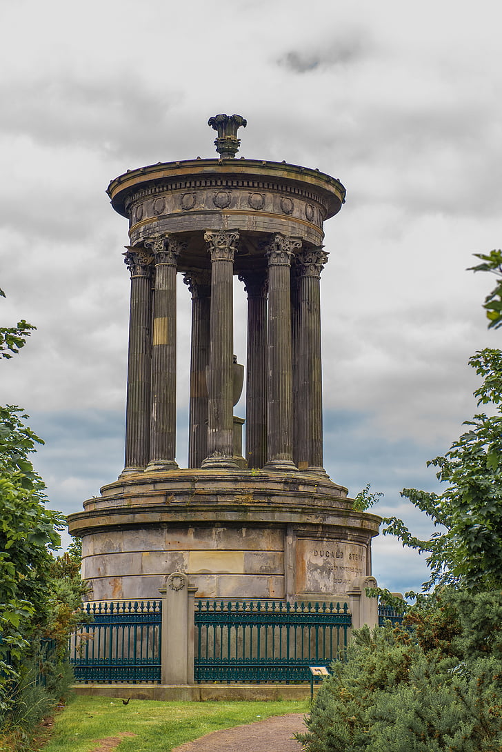 dugald stewart monument, Edinburgh, Hill, pamiatka, dugald, Škótsko, Stewart