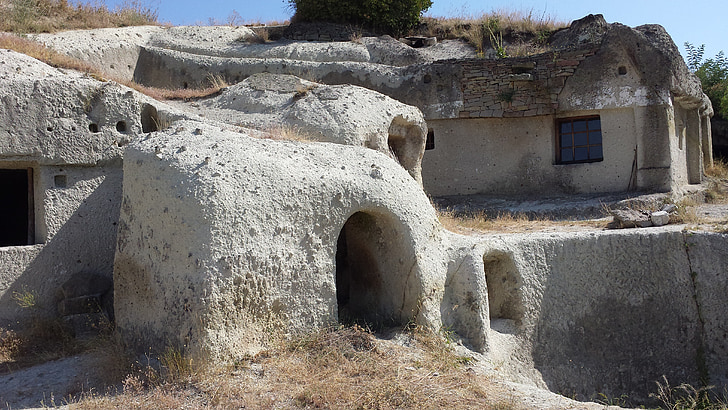 Noszvaj, grot van woningen, monument, het platform, geschiedenis, Griekenland, culturen