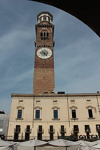 Verona, cidade, relógio