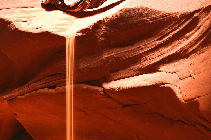Kanion antylopy górnej, Arizona, Navajo, Lake powell, Kanion antylopy, kamień, Wąwóz