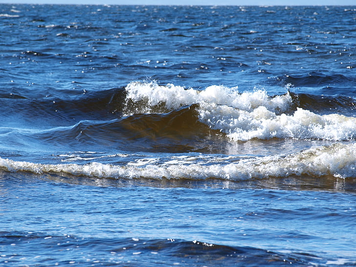 vagues, eau, océan, mer, énergie, Motion, vague d’eau