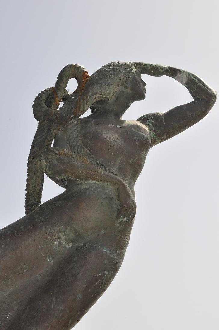 skulptur, statyn, monumentet, kvinna