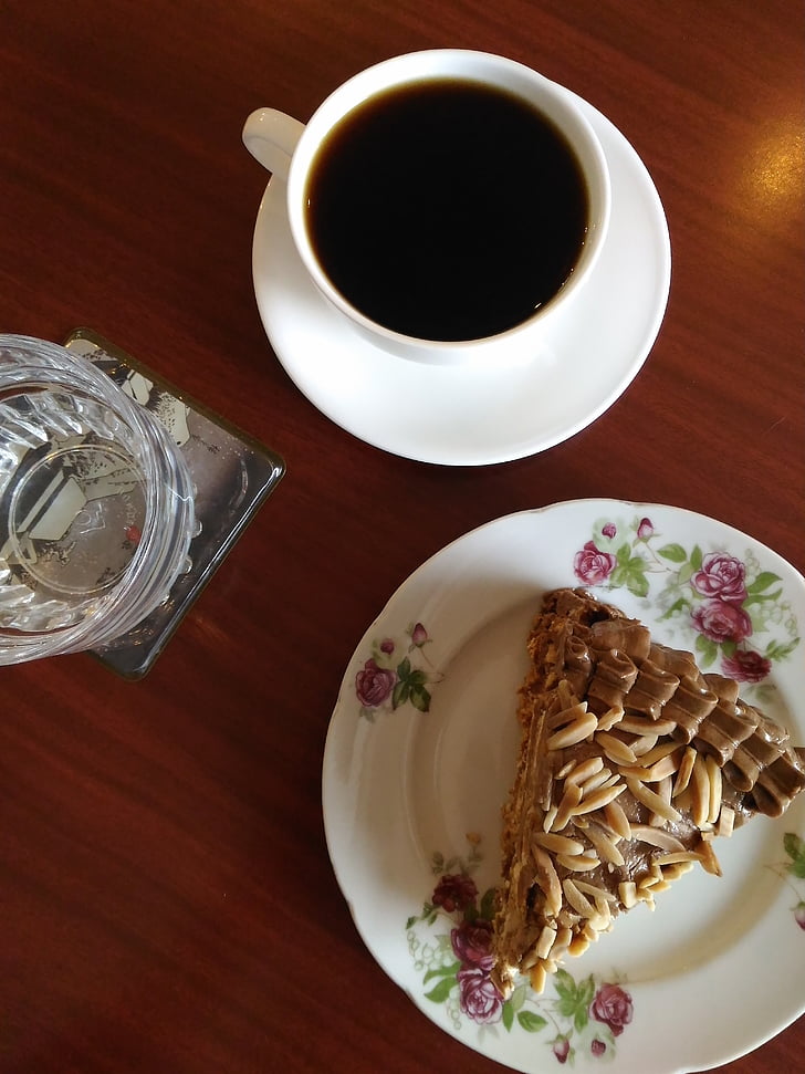 Кава, Кава час, кава і тістечка, торт, sansrival, Sans суперника, закуски