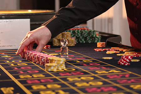 Ruletka, stół, żetony, kasyno, gra, gry hazardowe, Zwycięzca
