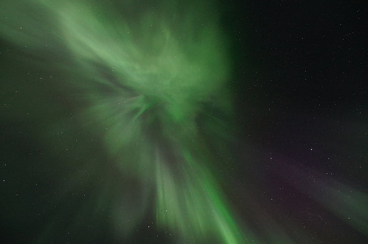 Северно сияние, Швеция, Лапландия, Aurora borealis, астрономия, звезда - пространство, пространство