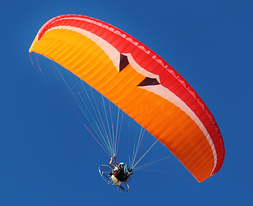 motor gliders, paraglider, fly, screen, aircraft, paragliding, motorsegler