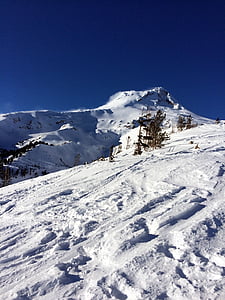 MT, Худ, Орегон, Северо-Запад, снег, горы, лыжи