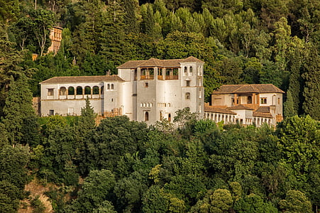 Granada, Tây Ban Nha, cung điện của cuộc sống nói chung, tòa nhà, kiến trúc, Landmark, lịch sử