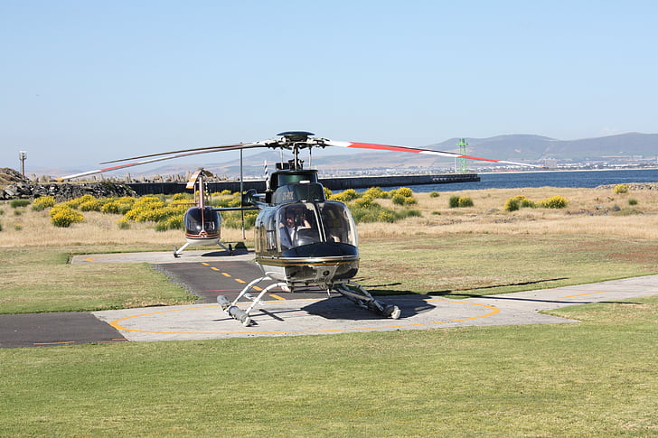 Cape town, helikopter, let helikopterom