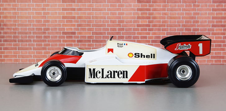McLaren, formel 1, Alan prost, Auto, leksaker, modell bil, modell