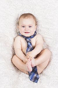 criança, gravata, menino, o jovem cavalheiro, bebê, criança, bonito