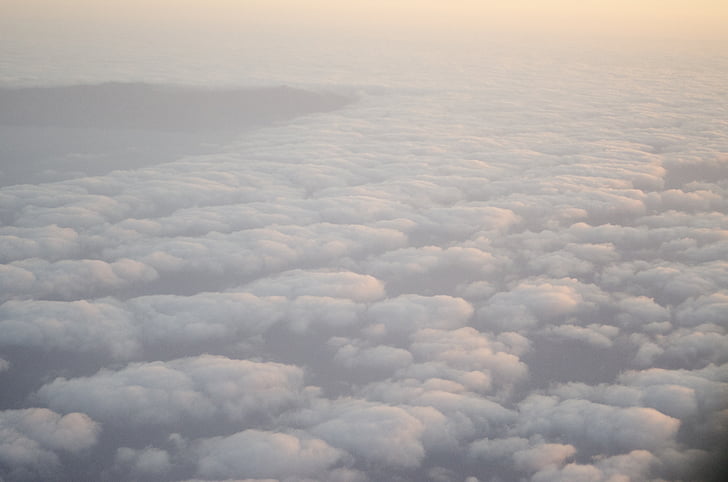 clouds, sky, weather, flying, cloudscape, cumulus, fluffy