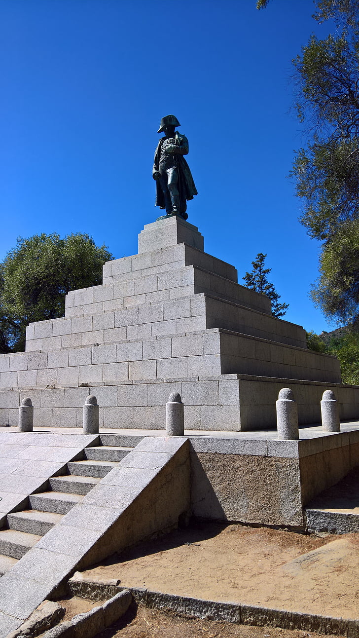 Napoleonas, paminklas, Korsika, Ajaccio, Napoleonas Bonapartas, istoriškai, statula