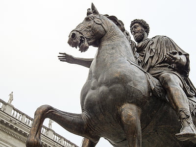 ローマ, 像, ローマ市, 彫像, 馬, 皇帝
