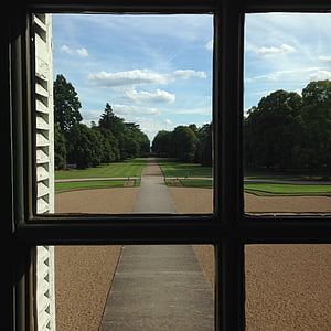 window, castle, view