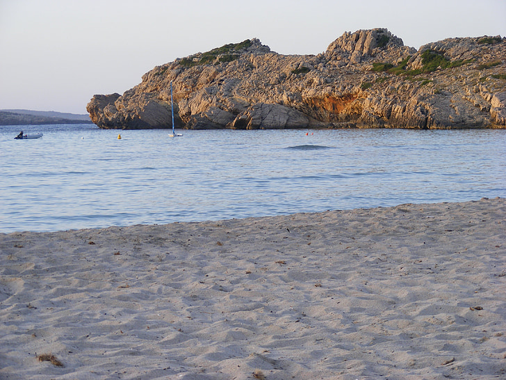 Menorca, stijena, zalazak sunca