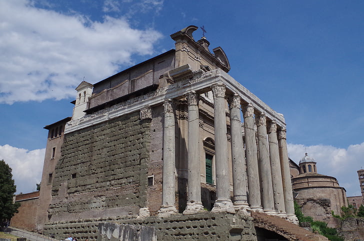 Roma, forumas, Italija, orientyras, senovės, Europoje, senas