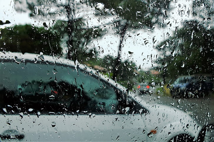 lietus, Auto, nubėgti