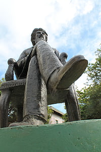 estátua, san juan, homem, pessoa, histórico