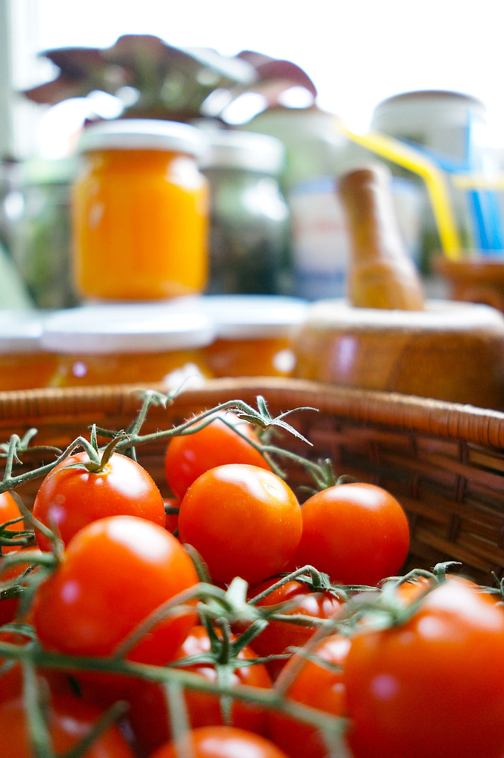 tomates, légumes, rouge, alimentaire