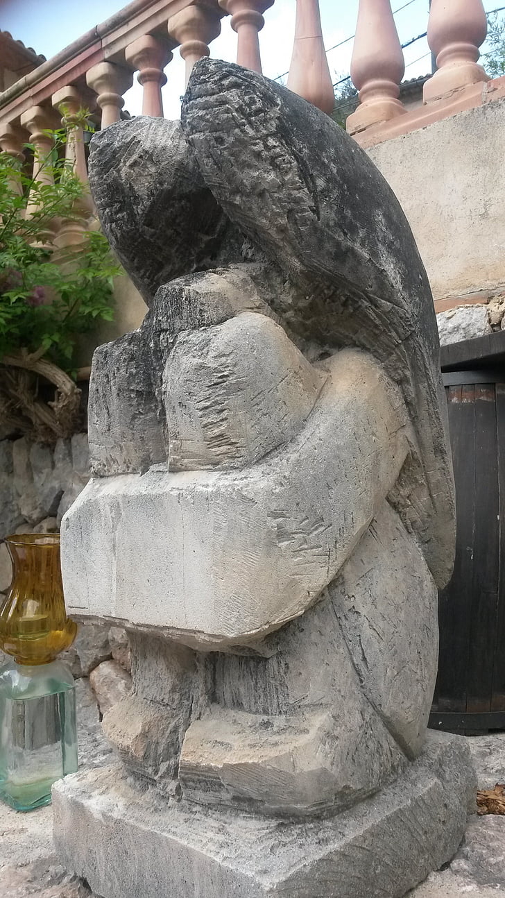 ingel, Kummer, kivi, skulptuur