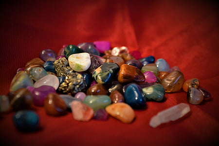 steiner, edelstener, mineraler, krystall, semi-edelstener, kvarts, lyse