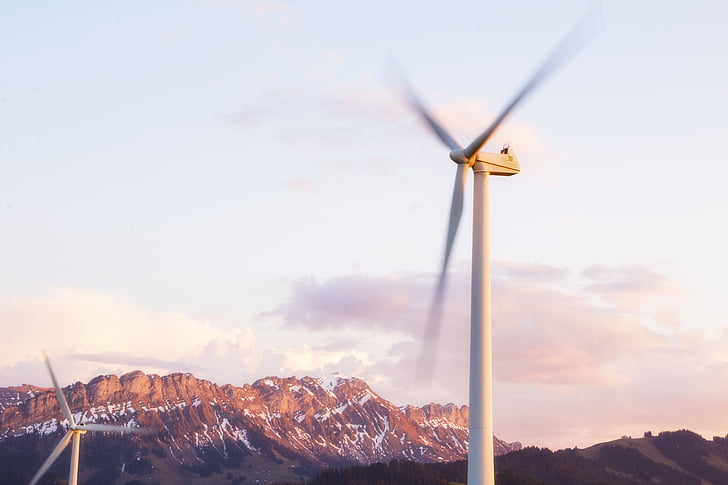 windräder, energia eòlica, energia eòlica, Parc del vent, molinet de vent, generació d'energia, Molí de vent