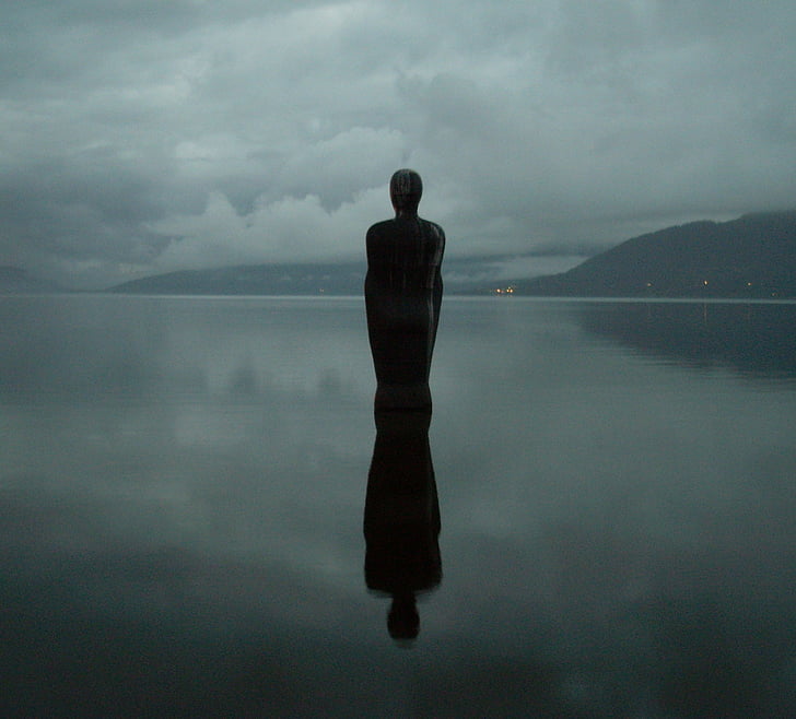 Norge, skulptur, spejl