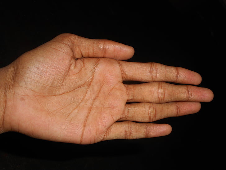 Ručné, prsty, číslice, Palm, palec, symbol, ľudskou rukou