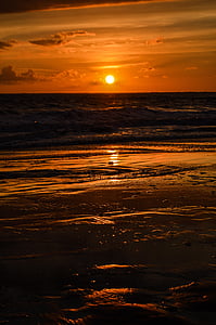 puesta del sol, Mar del norte, agua, puesta de sol, Estado de ánimo, abendstimmung, romántica
