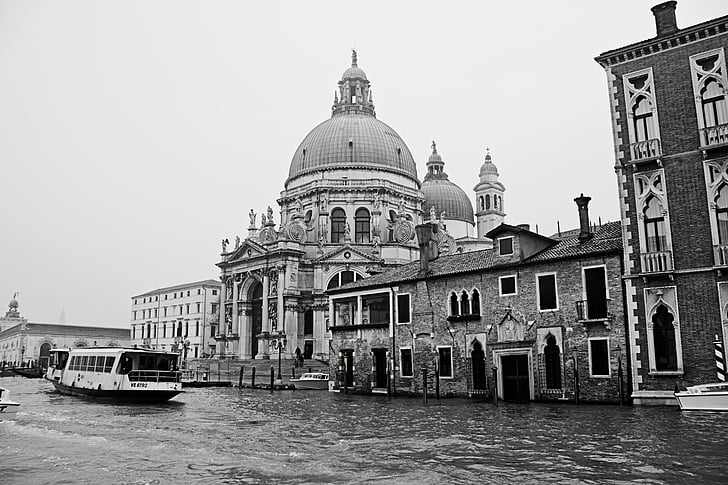 Benátky, Most, Itálie, kanál, město, canal Grande, benátský